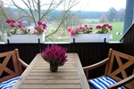 Balkon der Ferienwohnung für den Familienurlaub in der Lüneburger Heide für 2 Personen