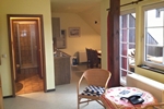 Wohnraum mit Bad der Ferienwohnung für den Familienurlaub in der Lüneburger Heide für 2 Personen