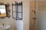 Badezimmer der Gruppenhaus Zimmer für 2 Personen in der Lüneburger Heide