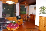 Wohnzimmer der rustikalen Ferienhäuser für den Familienurlaub in der Lünerburger Heide für zwei Personen